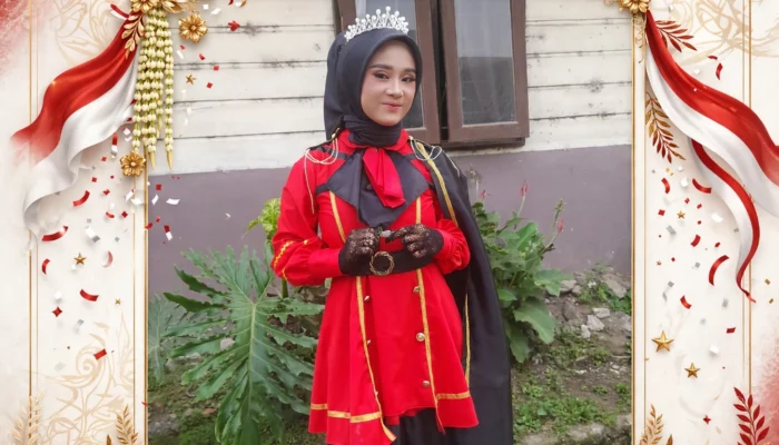 Elisa Qumairoh Ikut meriahkan pawai HUT RI  ke-81 yang Digelar Kamis Tangal 13 -8.2026.