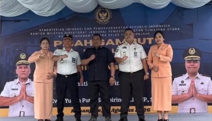 Rutan Kabanjahe Gelar&nbsp; Pisah Sambut.