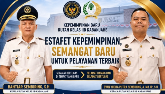 Rutan Kabanjahe Gelar Sertijab Dan Pisah Sambut Kepala Rutan Yang Baru