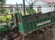 Sejumlah armada kereta roda tiga pengangkut sampah milik Dinas Lingkungan Hidup Banyak Mangkrak.