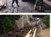 Pembangunan Jembatan Beton di Juhar Ginting, Karo, Capai 60 Persen