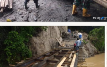 Pembangunan Jembatan Beton di Juhar Ginting, Karo, Capai 60 Persen