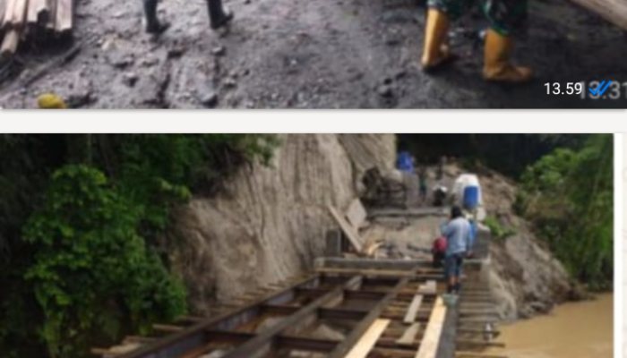 Pembangunan Jembatan Beton di Juhar Ginting, Karo, Capai 60 Persen